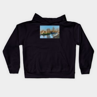 Canal Boats And A Teepee Kids Hoodie